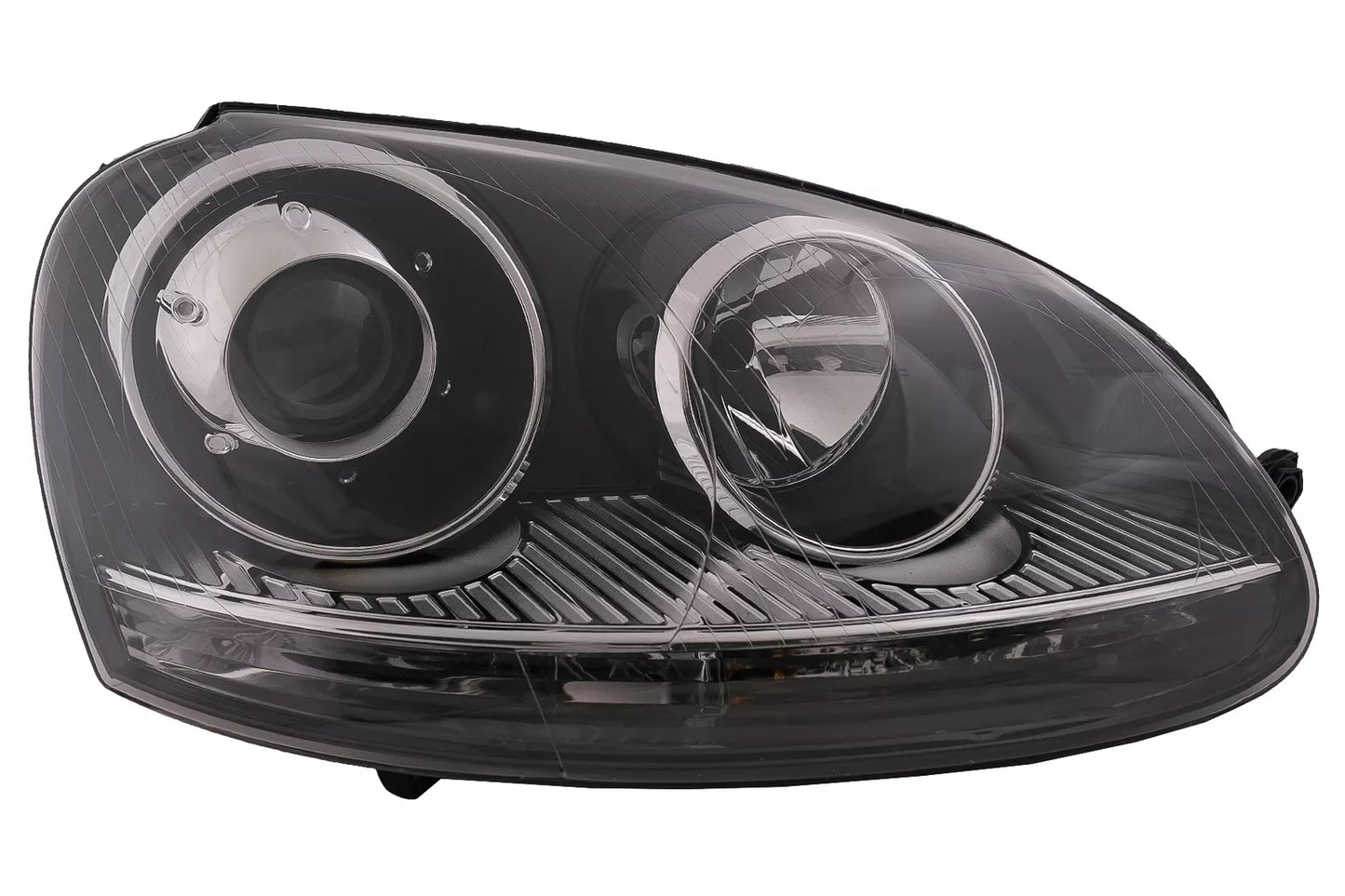 ✨Fari per VW Golf 5 V 03-07 Jetta 05-10 GTI R32 Xenon Look Cromo✨