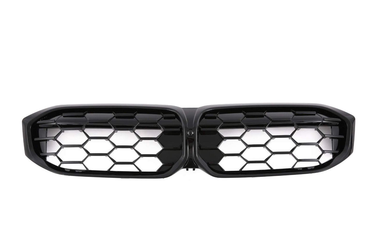 ADATTO PER BMW SERIE 3 G20 G21 LCI GRIGLIA DOPPIA BARRA NERO LUCIDO