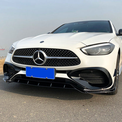 Adatto per W206 S206 Classe C Aero AMG Line spoiler labbro spoiler