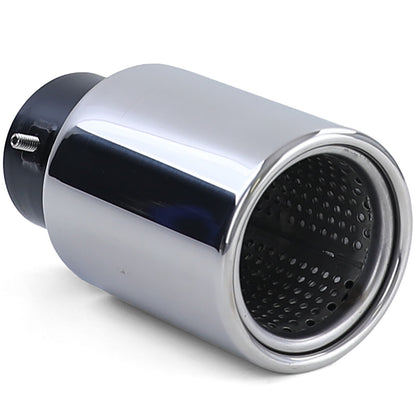 Terminale di scarico racing in acciaio inox per viti tonde da 89 mm-