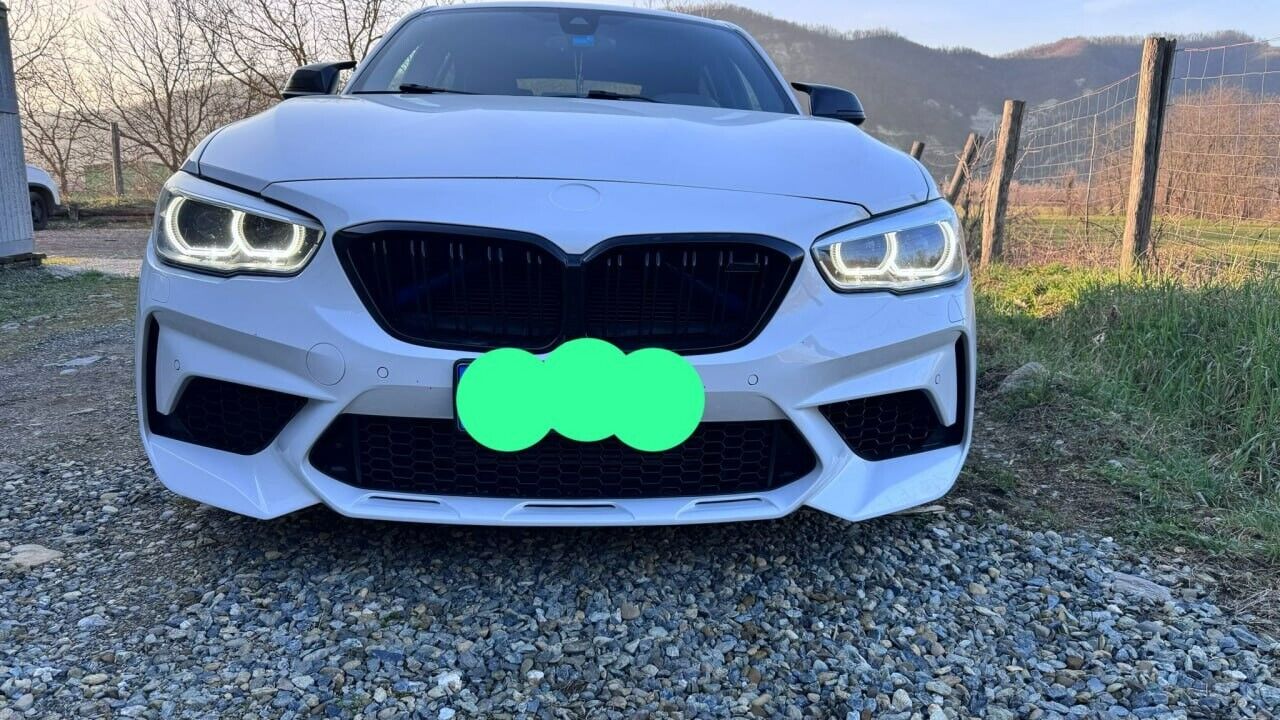PARAURTI ANTERIORE ADATTO PER BMW SERIE 1 F20 F21 LCI 2015-2019 LOOK M2
