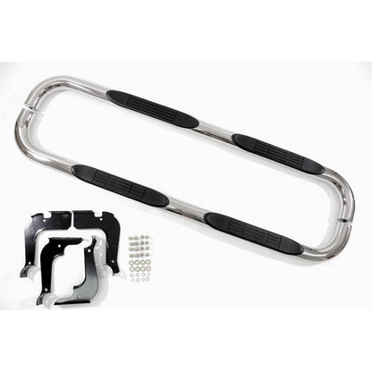 💫ART.5446 Pedane Laterali Inox per Hummer H3 2005-2010💫