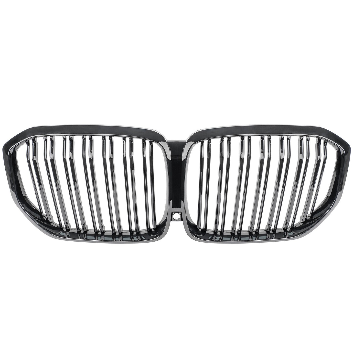 Griglia Reni doppia barra adatta per BMW X5 G05 F95 pianoforte nero lucido