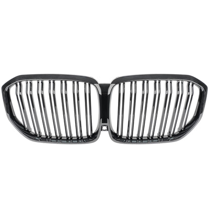 Griglia Reni doppia barra adatta per BMW X5 G05 F95 pianoforte nero lucido