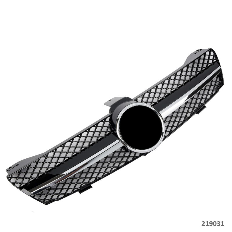 Griglia sportiva per Mercedes W219 CLS 2004-2008 cromata nera AMG LOOK