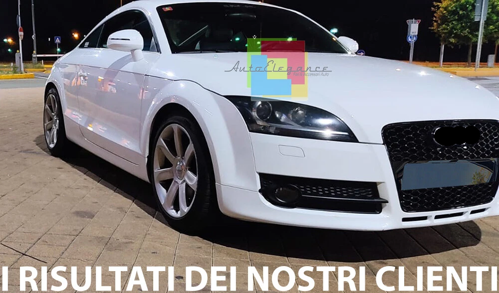 💫ART.4797 GRIGLIA SPORTIVA NERO LUCIDO PER AUDI TT 8J 2006-2014💫