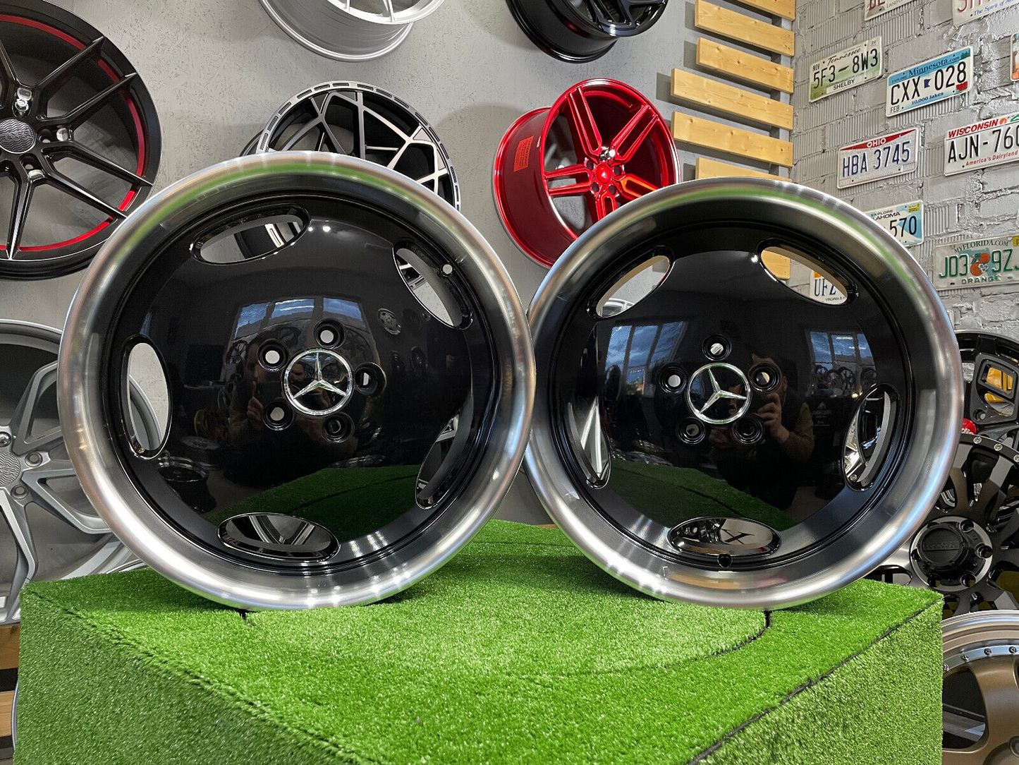 ADATTO per Mercedes E S Sl CL W124 CERCHI IN LEGA 18'' 5x112 Monoblocco AMG