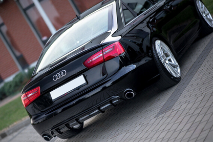DIFFUSORE ADATTO PER AUDI A6 C7 2011-2014 ( non per S-Line )