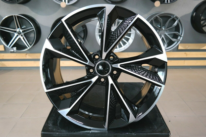 ADATTO PER Audi A5 A6 A7 A8 Q5 Q7 S-LINE CERCHI IN LEGA 22 inch 5x112 9.5J RS7