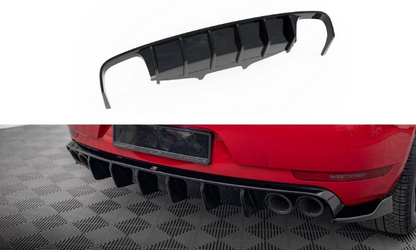 💫Diffusore Posteriore Street+ adatto per Porsche Macan Mk1 nero lucido💫