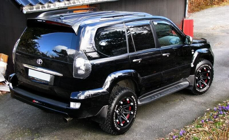 SPOILER PER TOYOTA LAND CRUISER J12 120 125 ( 2002-2010 )