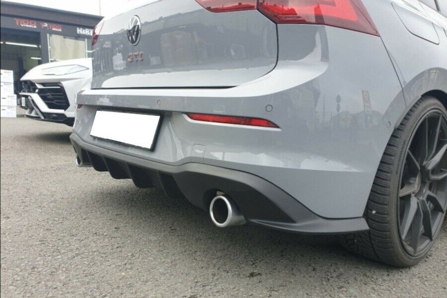 DIFFUSORE+SPOILER adatto per VW Golf 8 GTI 2020+