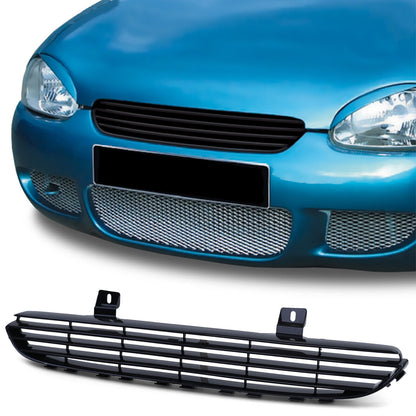 Griglia radiatore sportiva senza emblema nera per Opel Corsa B dal 97