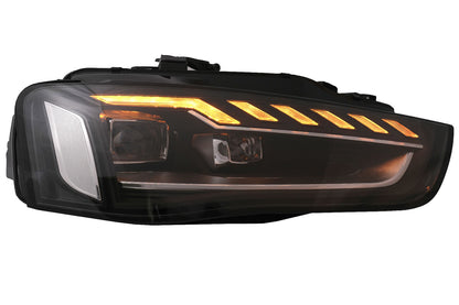 Full LED Fari per Audi A4 B8.5 Facelift 2012-2015 Dinamico Nero A4 B9.5 Look
