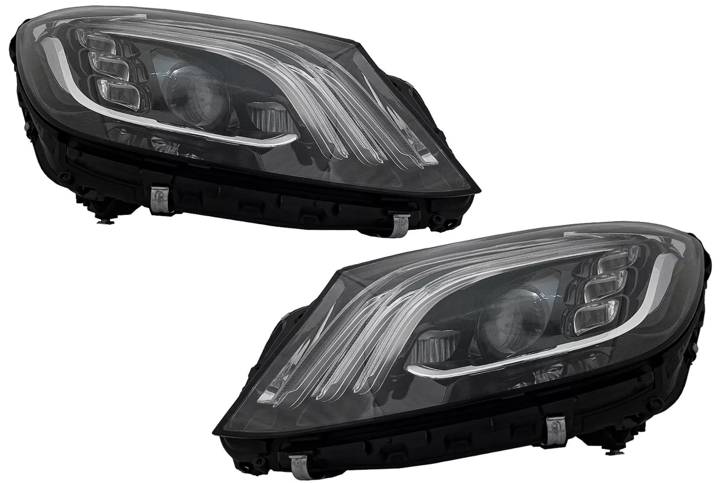 🤩Phares Full LED pour MERCEDES Classe S W222 Maybach X222 13-17 Facelift Look🤩
