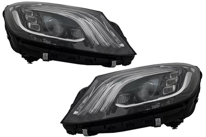 🤩Phares Full LED pour MERCEDES Classe S W222 Maybach X222 13-17 Facelift Look🤩