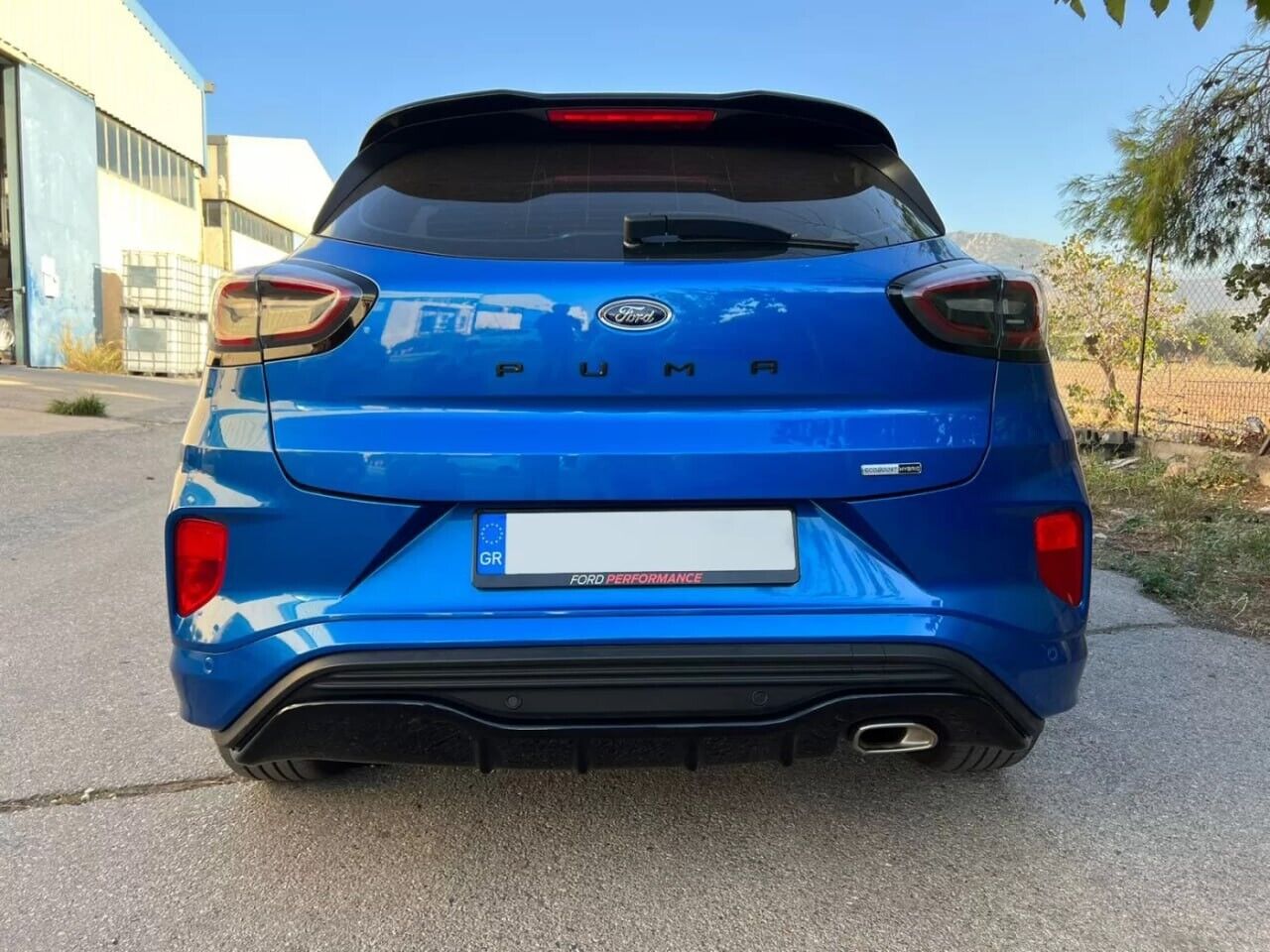DIFFUSER SUITABLE FOR FORD PUMA ST-LINE 2019+ GLOSSY BLACK LOOK