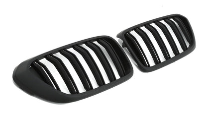 ADATTO A BMW SERIE 6 G32 GRAND TURISMO SPORT GRILL DOPPIO PONTE NERO OPACO