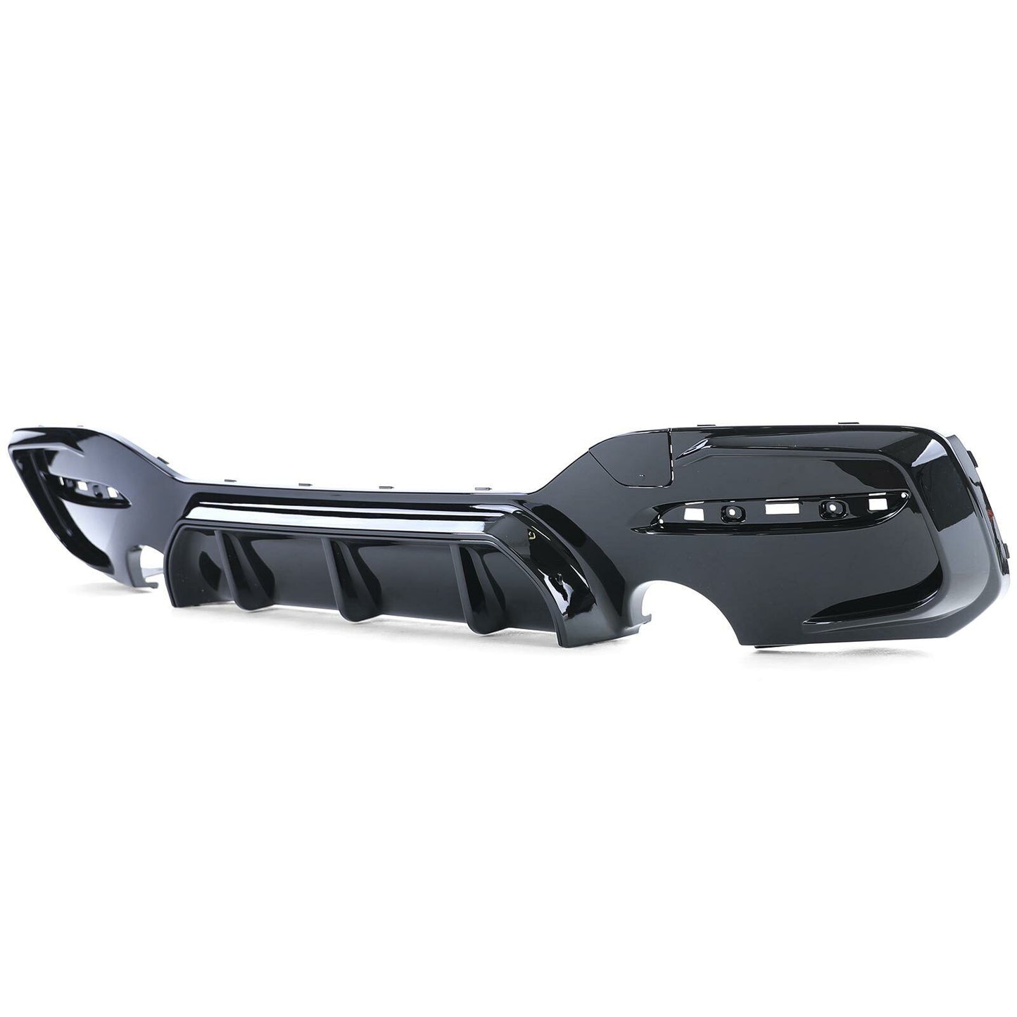 Diffusore posteriore sportivo nero lucido aftermarket compatibile con BMW Serie 1 F20 F21 15-19 LCI M135 M140