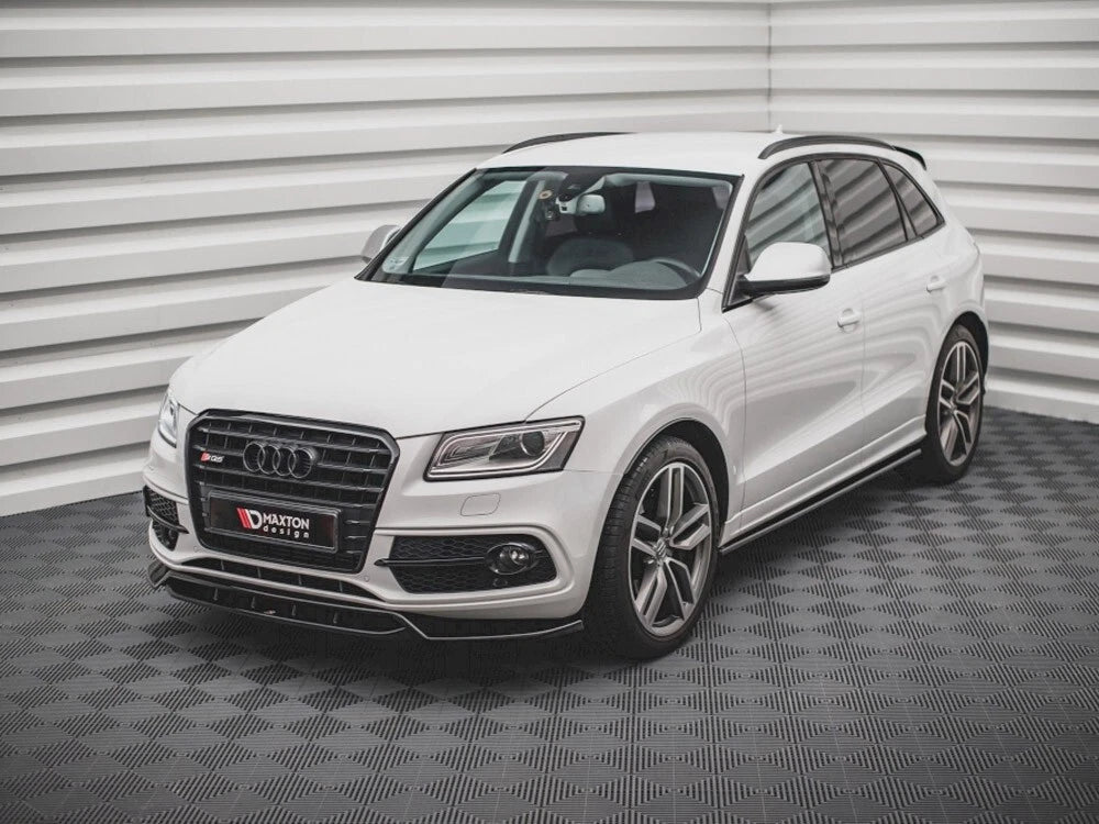 💕 SPplitter adatto  per  Audi SQ5 MK1 nero lucido ABS💕