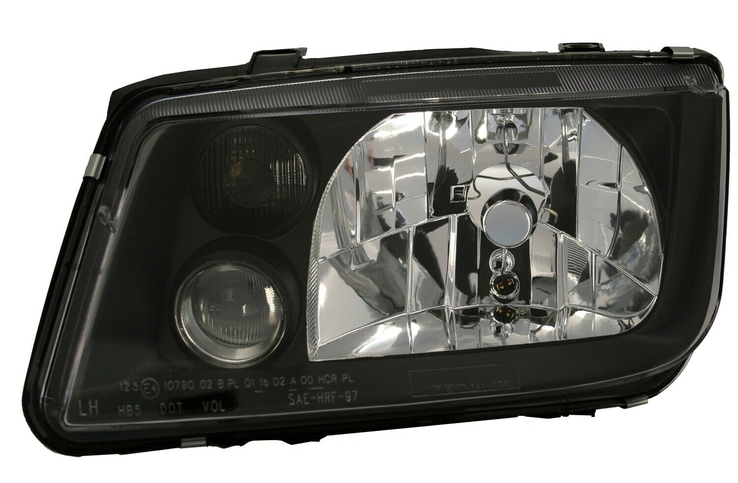 Set porte posteriori per VW Bora 1998-2005 in vetro trasparente nero fendinebbia