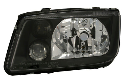 Set porte posteriori per VW Bora 1998-2005 in vetro trasparente nero fendinebbia