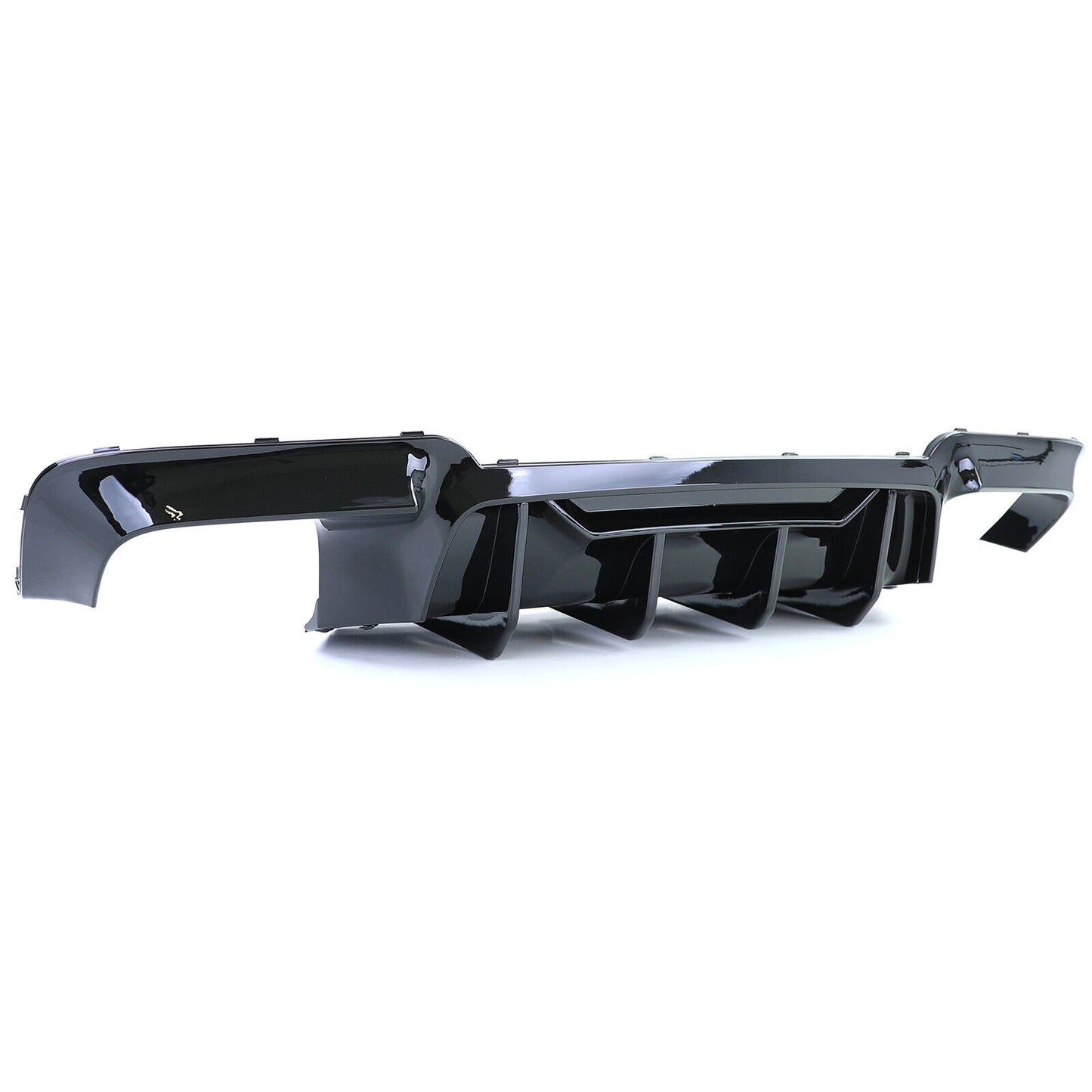 Diffusore posteriore duplex lucido ad alte prestazioni adatto per BMW Serie 5 F10 F11 550i M550d