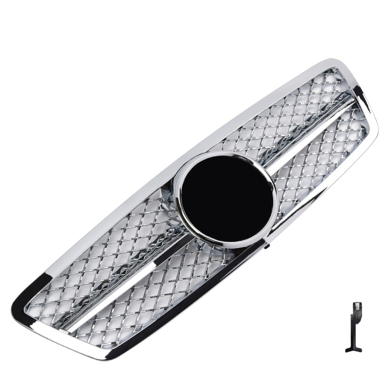 Griglia sportiva per Mercedes W203 S203 C cromata AMG