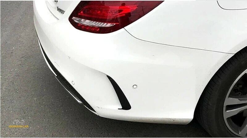 Adatto per Mercedes W205 Classe C posteriore AMG OTTICA FLICS AERO FLAPS CARBONI