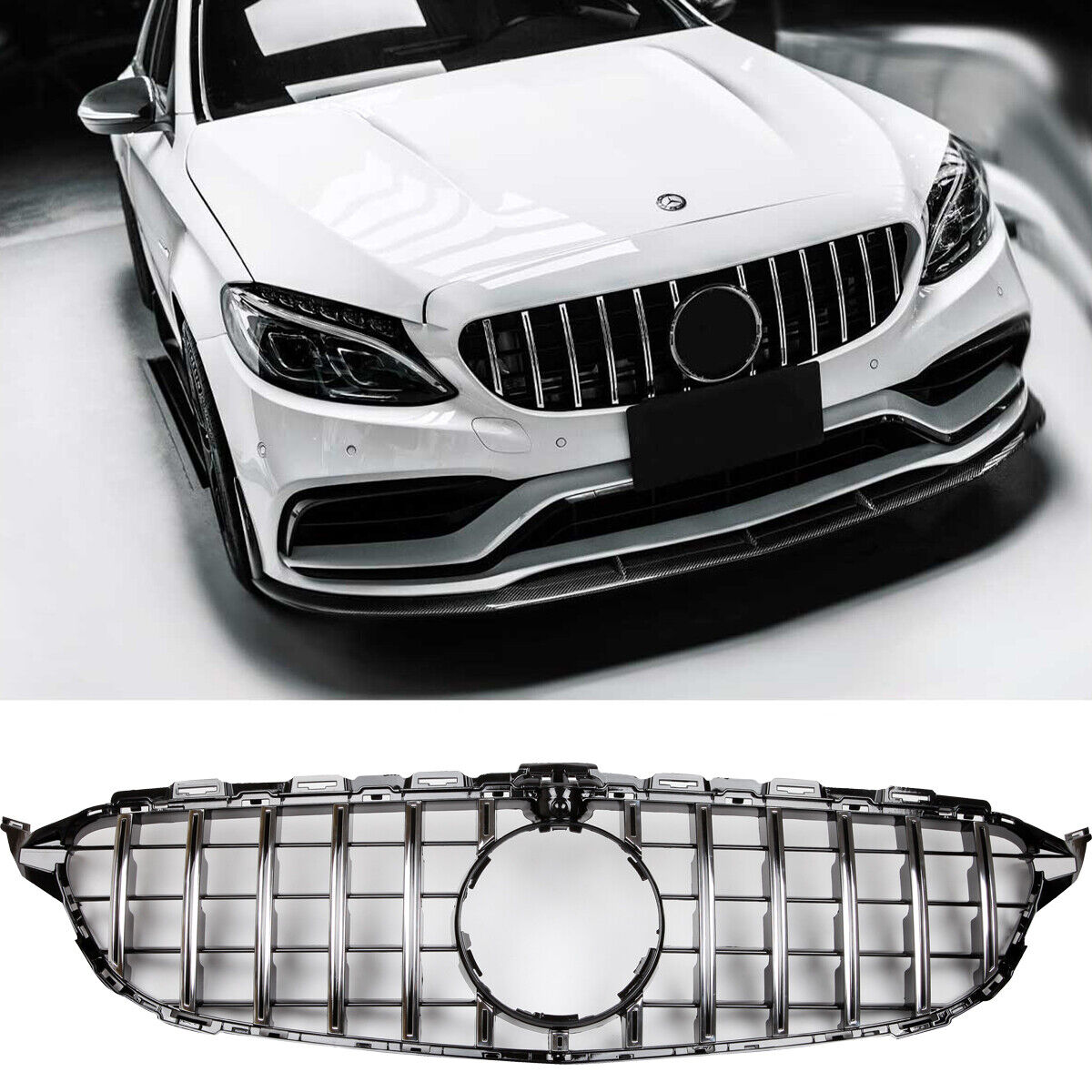 Griglia Sport radiatore 360° per Mercedes W205 C63 Panamericana AMG GT OPTIK