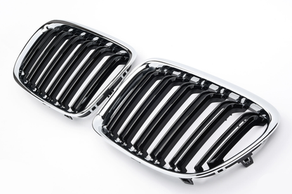 GRILLE FOR BMW X1 E84 SPORT BLACK CHROME 