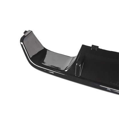 Diffusore posteriore doppio tubo adatto per BMW M3 F80 nero lucido