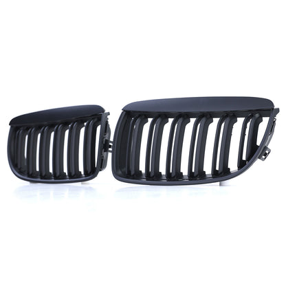 Griglia radiatore sportiva doppia barra performance opaca per BMW Serie 3 05-08