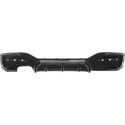 Diffusore posteriore doppio tubo adatto per BMW Serie 1 F20 M-Sport LCI 2015