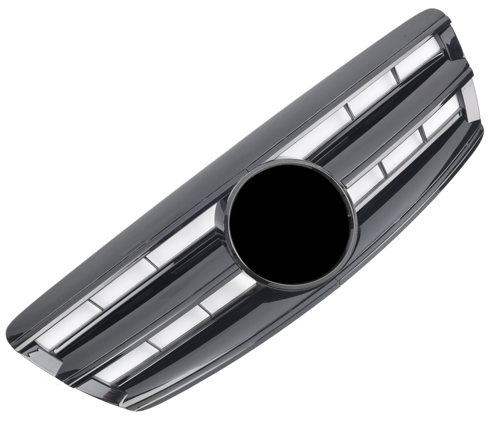 Griglia sportiva per Mercedes W220 S dal 10/2002 nero lucido AMG OPTIK