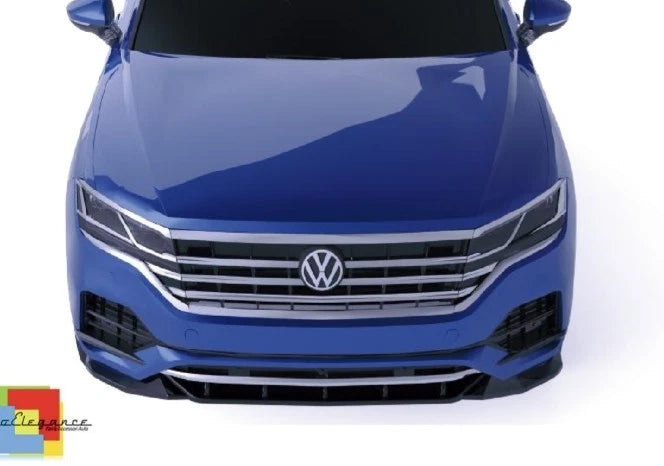 Splitter anteriore per VW Touareg Mk3 R-Line (2018-2023) – Nero lucido
