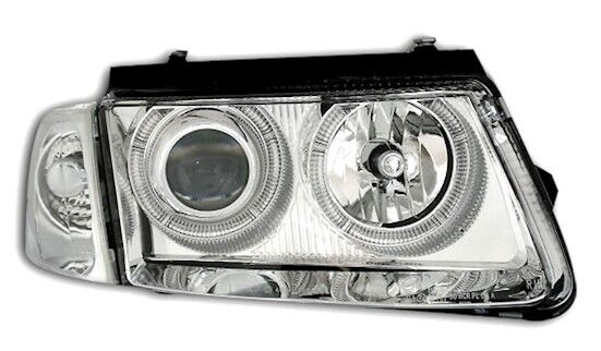 Set fari Angel Eyes per VW Passat 3B 96-00 con indicatore di direzione anteriore