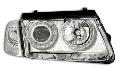 Set fari Angel Eyes per VW Passat 3B 96-00 con indicatore di direzione anteriore