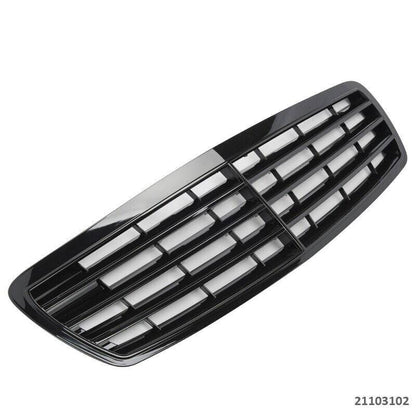 Sports grille for Mercedes W211 S211 E 2002-2006 glossy black AMG LOOK 