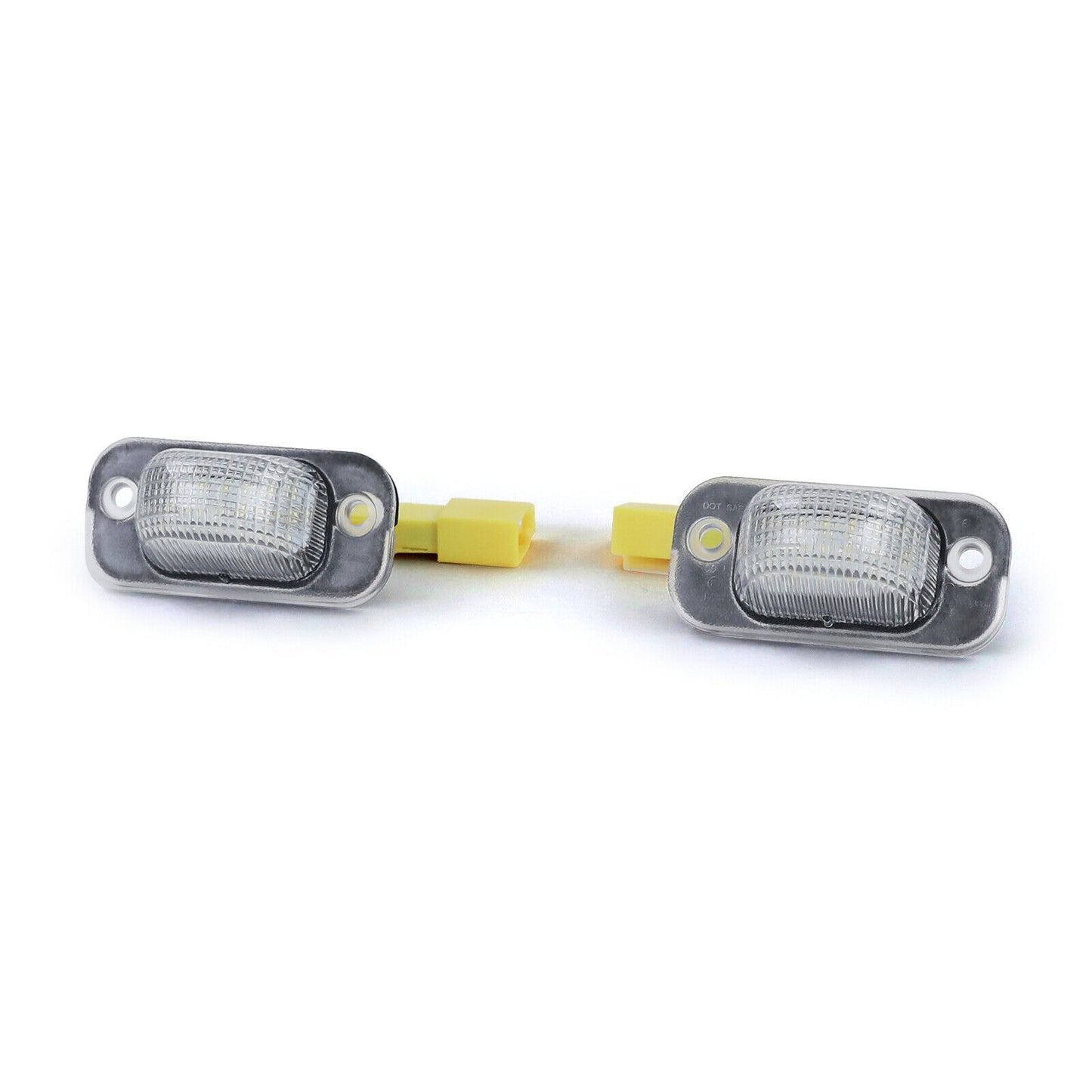 White 6000K LED License Plate Light for VW Golf 2 83-92 Jetta 2 84-92- 