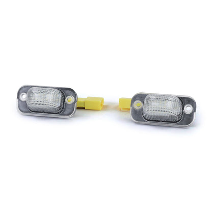 White 6000K LED License Plate Light for VW Golf 2 83-92 Jetta 2 84-92- 