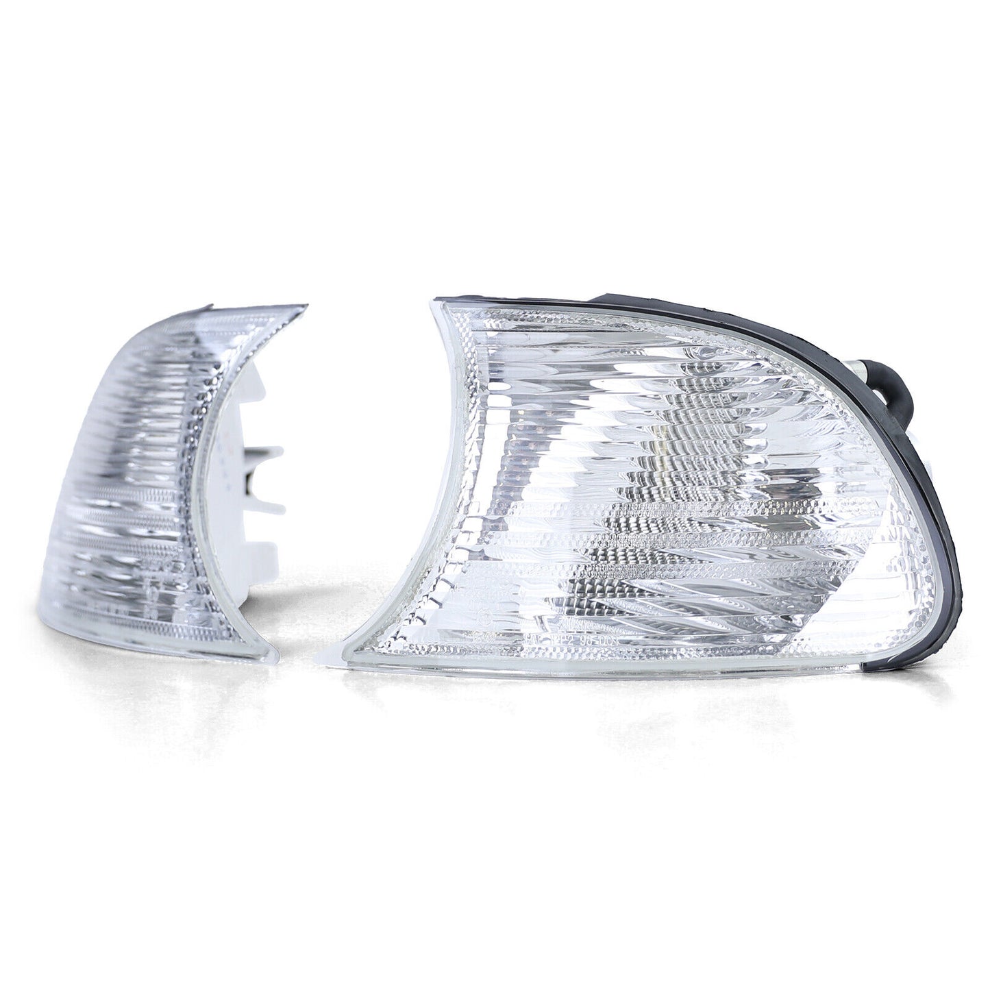 Coppia di cristalli bianchi trasparenti per BMW Serie 3 E46 Coupé 99-01 AUTOELEGANCERICAMBI