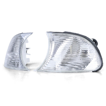 Coppia di cristalli bianchi trasparenti per BMW Serie 3 E46 Coupé 99-01 AUTOELEGANCERICAMBI
