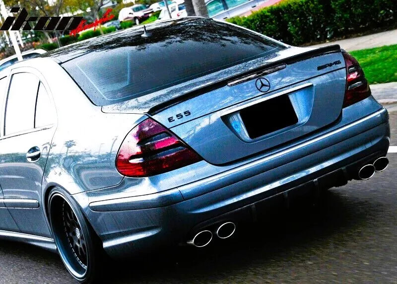 ✨KIT Spoiler Nero Lucido Adatto Per Mercedes Classe E W211✨