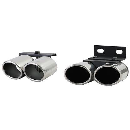 Terminale di scarico conversione con manichino a ottica S a 4 tubi per Audi A3 8V 1.4 1.8 2.0