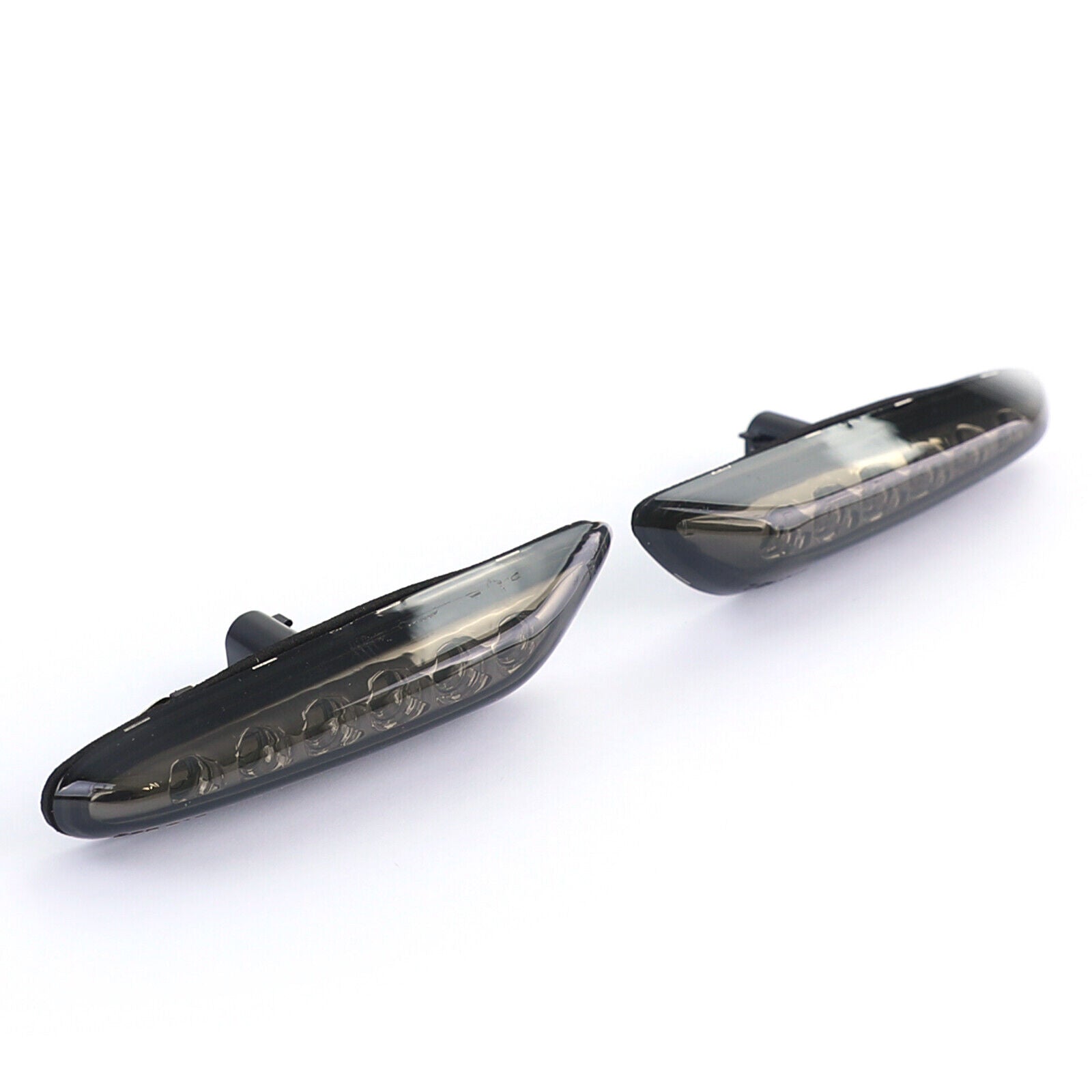 Coppia frecce laterali a LED fumo nero adatte per BMW Serie 5 E60 E61 X1 E84 X3 AUTOELEGANCERICAMBI
