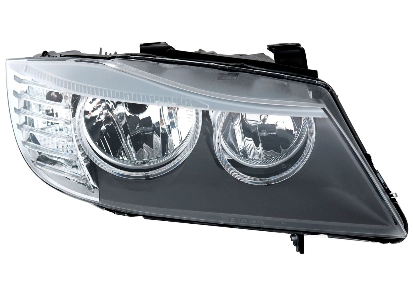 Headlight set for 3 Series BMW E90 Sedan E91 Touring 08-11 Angel eyes rings h 