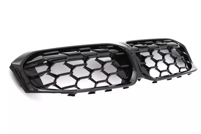 😍GRIGLIA RADIATORE ADATTA PER BMW SERIE 3 G20 G21 LCI NERO LUCIDO😍