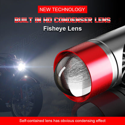 For Yamaha YFZ450 YFZ 450 YFZ450R LED 2004-2019 2020 2021 White Headlight Bulb 