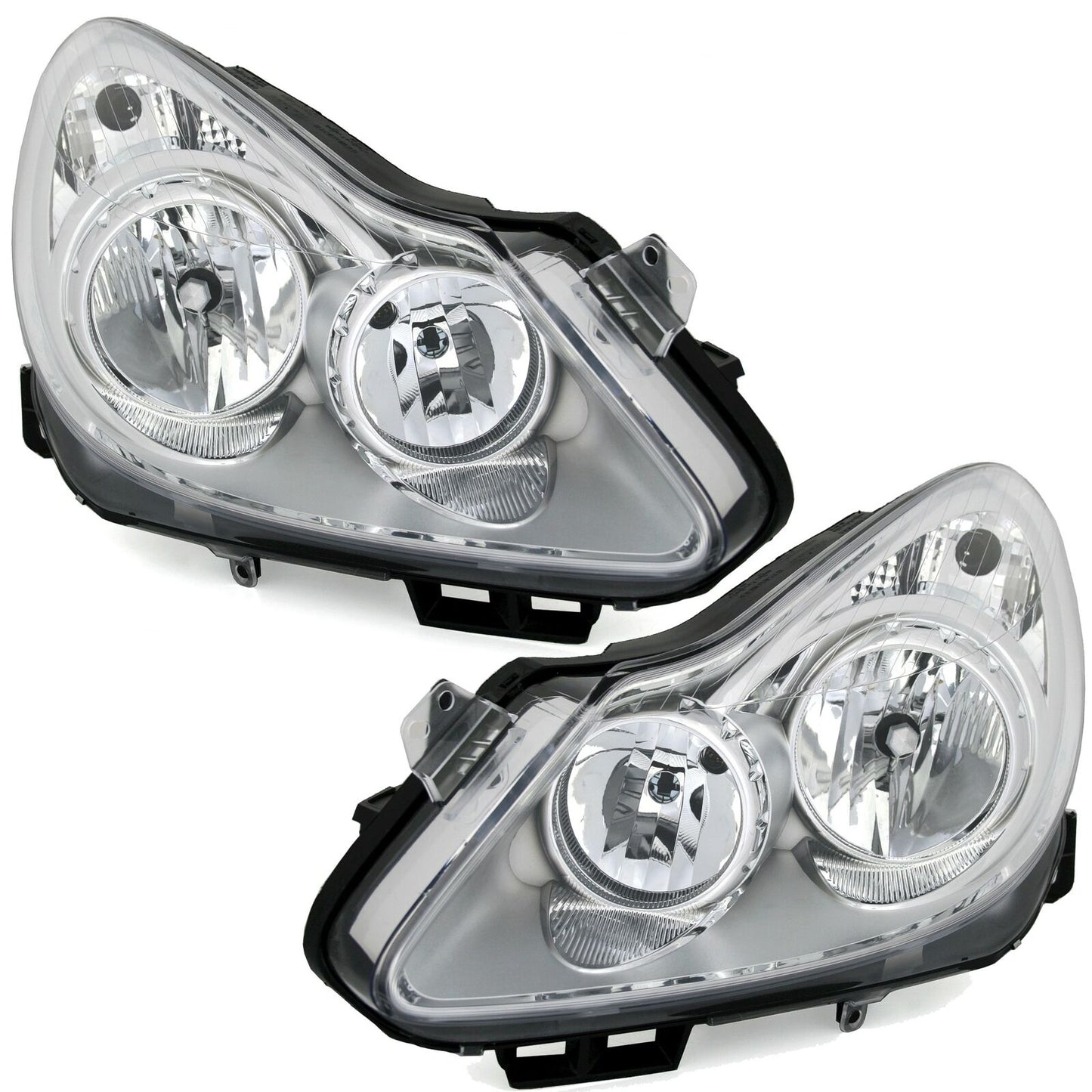 Headlight set for Opel Corsa D 06-11 H1 H7 Headlight 